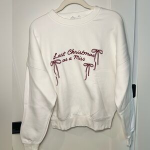 Six Stories Last Christmas as a Miss Crewneck Sweatshirt